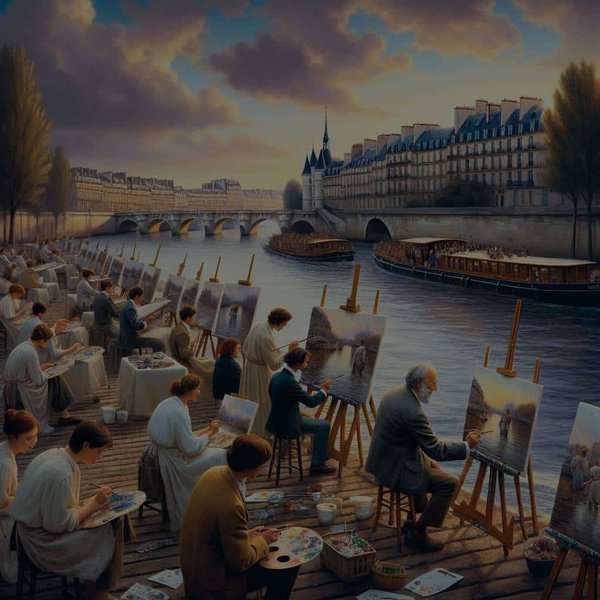 Est-il possible de suivre des ateliers de peinture impressionniste en croisière sur la Seine?