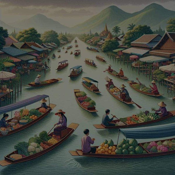 Quel est le meilleur circuit pour une découverte authentique des marchés flottants en Thaïlande?